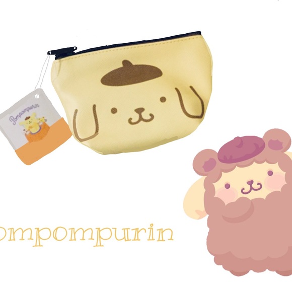 Adorable Sanrio PomPompurin Mini Pouch - coin bag (NWT) - Picture 3 of 4